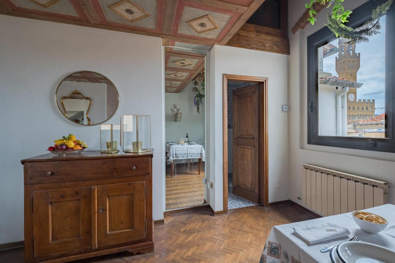 Florence Charming Apartments: Historic Attic in City Center Exterior photo